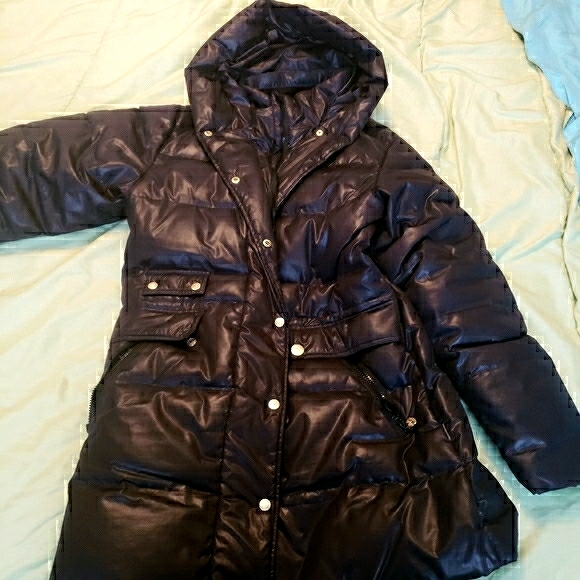 EUC Vintage Parka Black winter puffer jacket - Picture 4 of 7